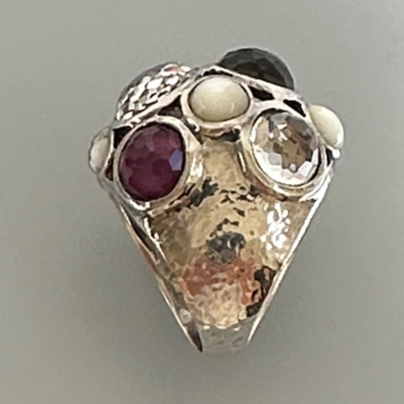 Ippolita 925 sterling Silver Ring with GEMSTONE - Picture 8 of 11